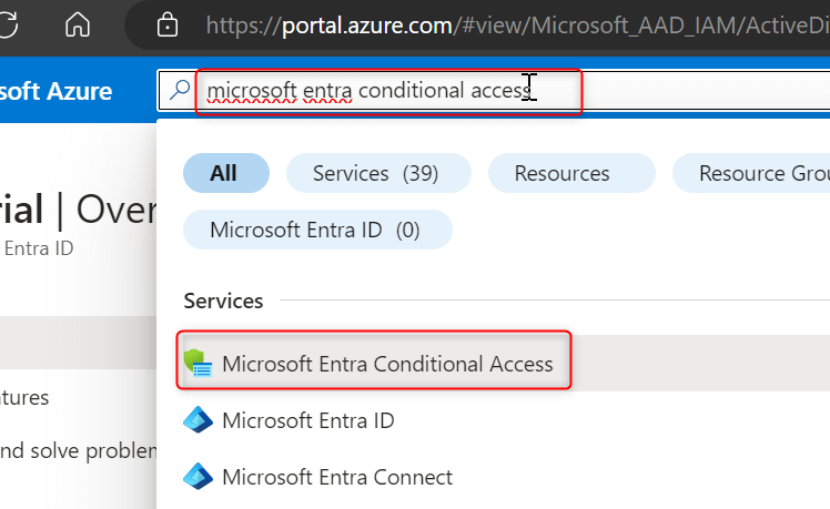 Disable MFA using Azure Portal